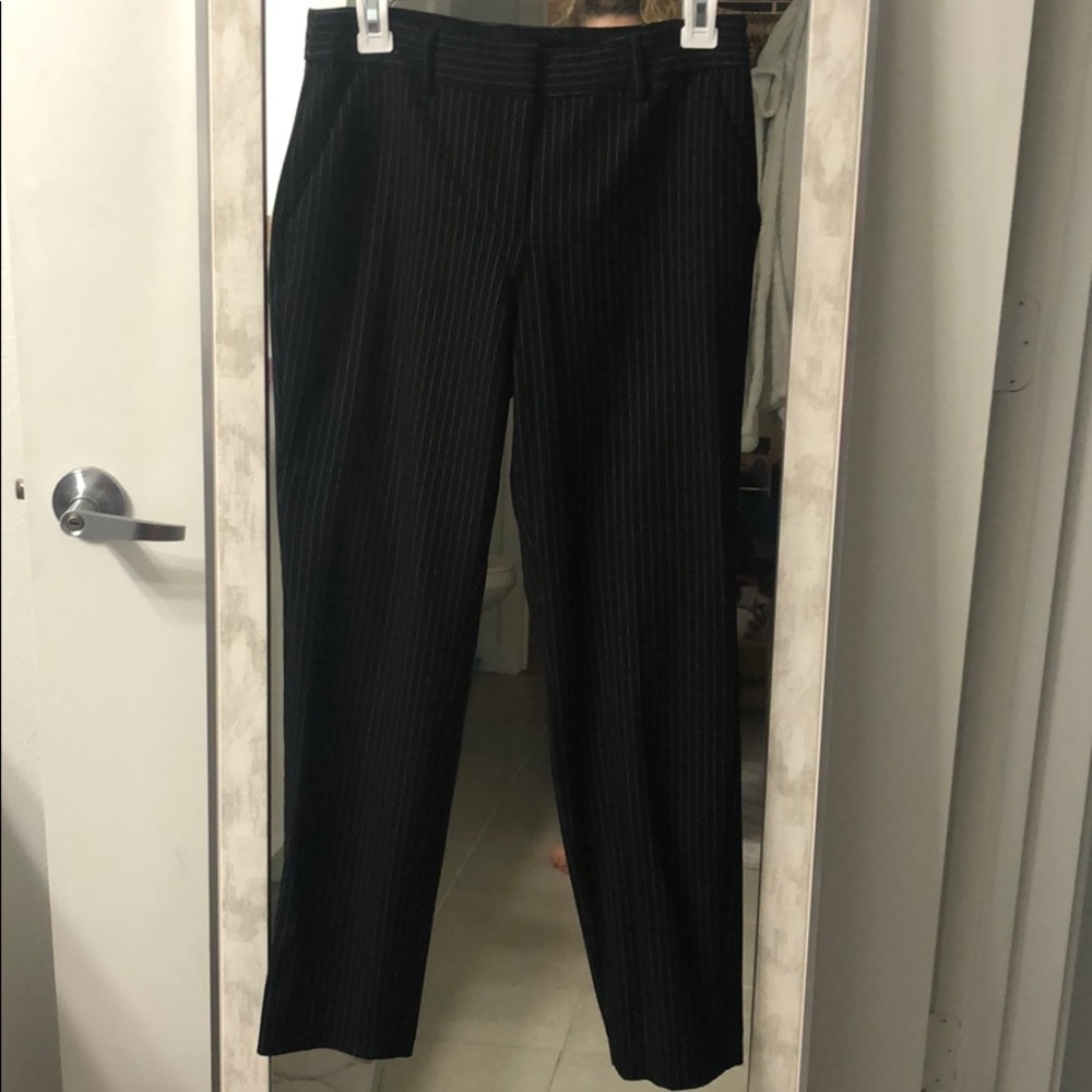 Express Columnist Mid Rise Ankle Slacks